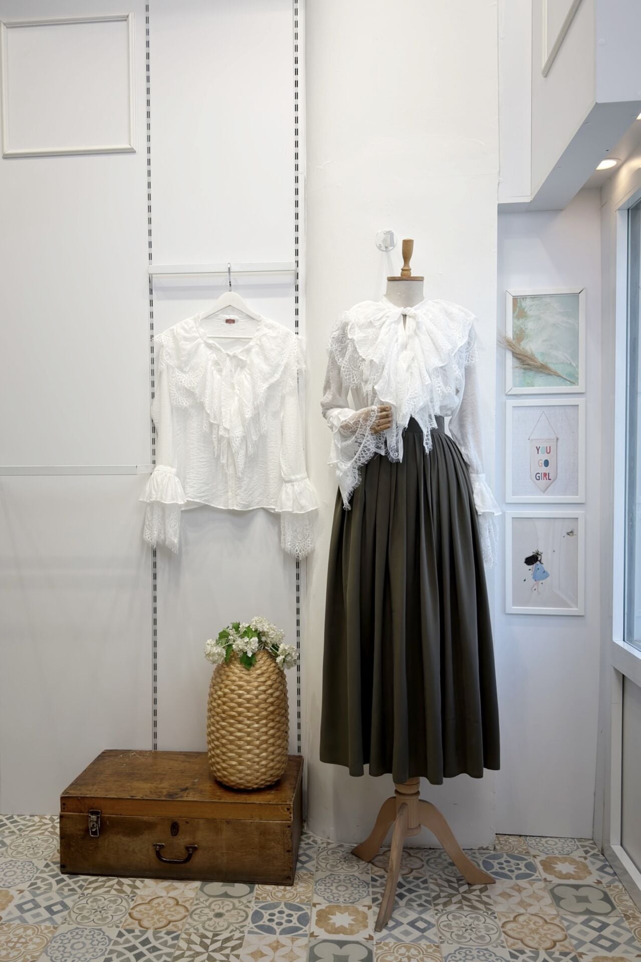 Haki Yeşili Piliseli Alice Etek