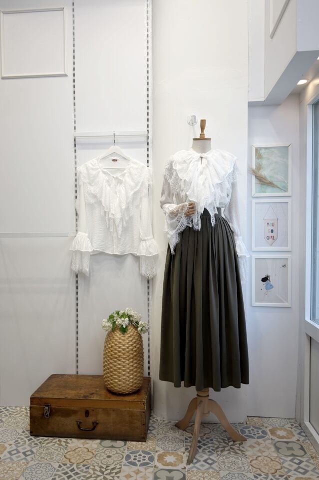 Haki Yeşili Piliseli Alice Etek