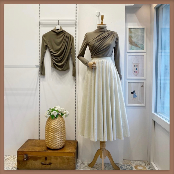 Adaçayı Paper Touch Etek