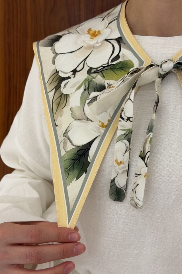 Lilium Desenli Muse Yaka