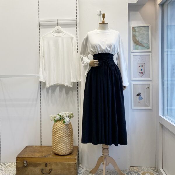 Siyah Yün Efekt Karian Etek