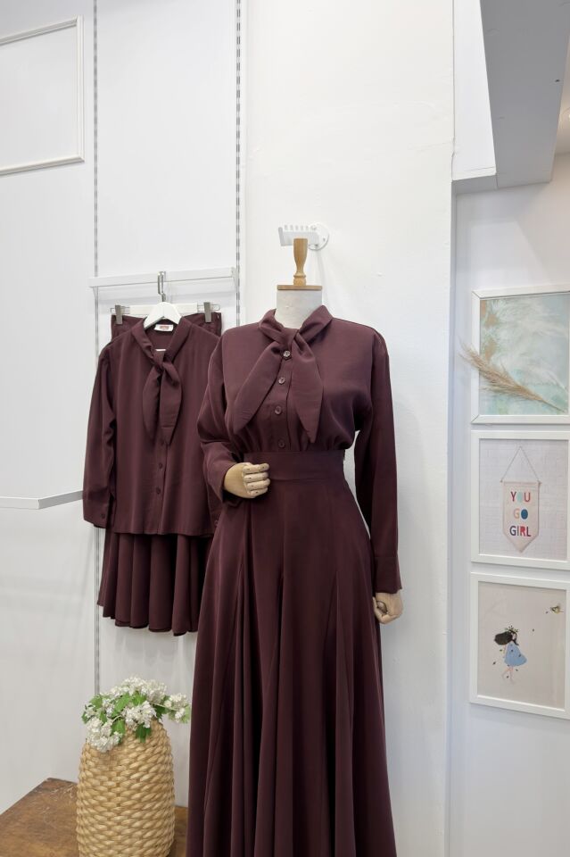 Mürdüm Cheryl Modal Kumaş Takım