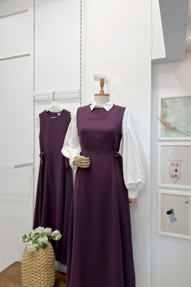 Mor Bel Detaylı Lisse Jile