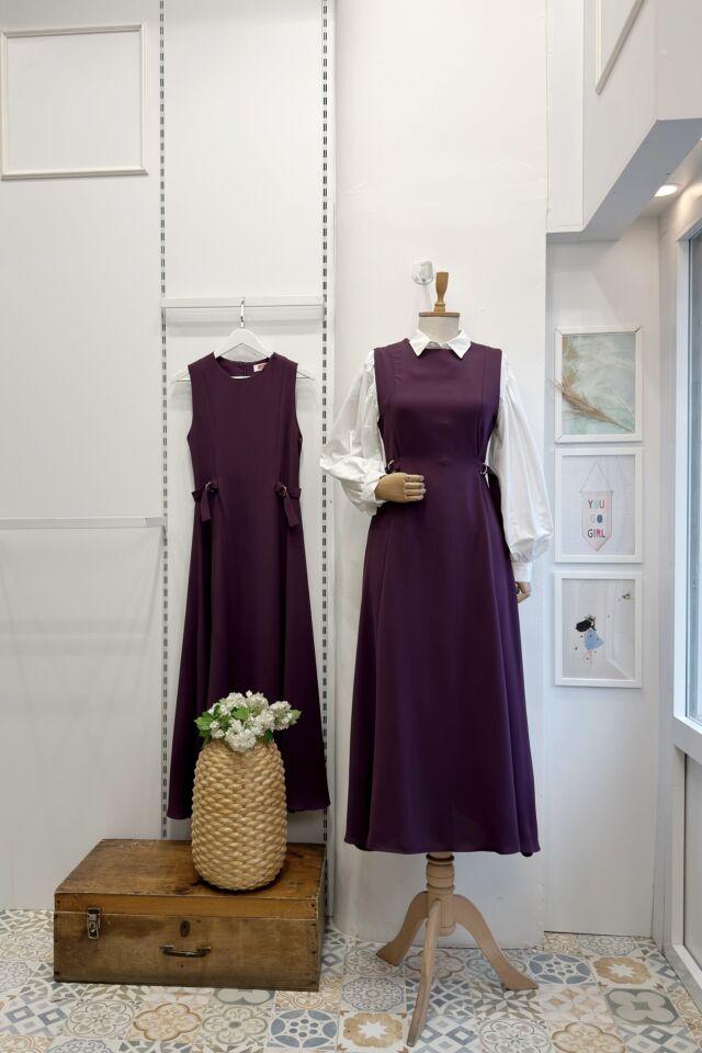 Mor Bel Detaylı Lisse Jile