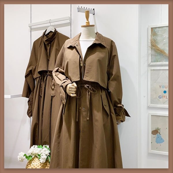 Kahverengi Viento Trençkot