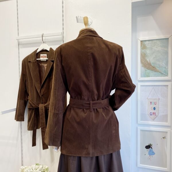 Acı Kahve Venüs Süet Ceket