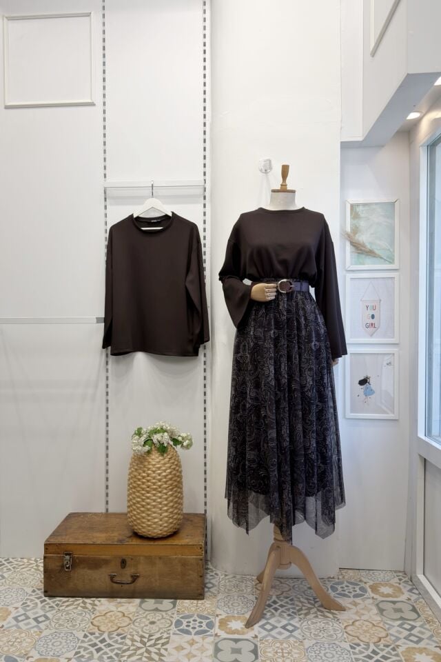 Taba Kemerli Eliore Etek