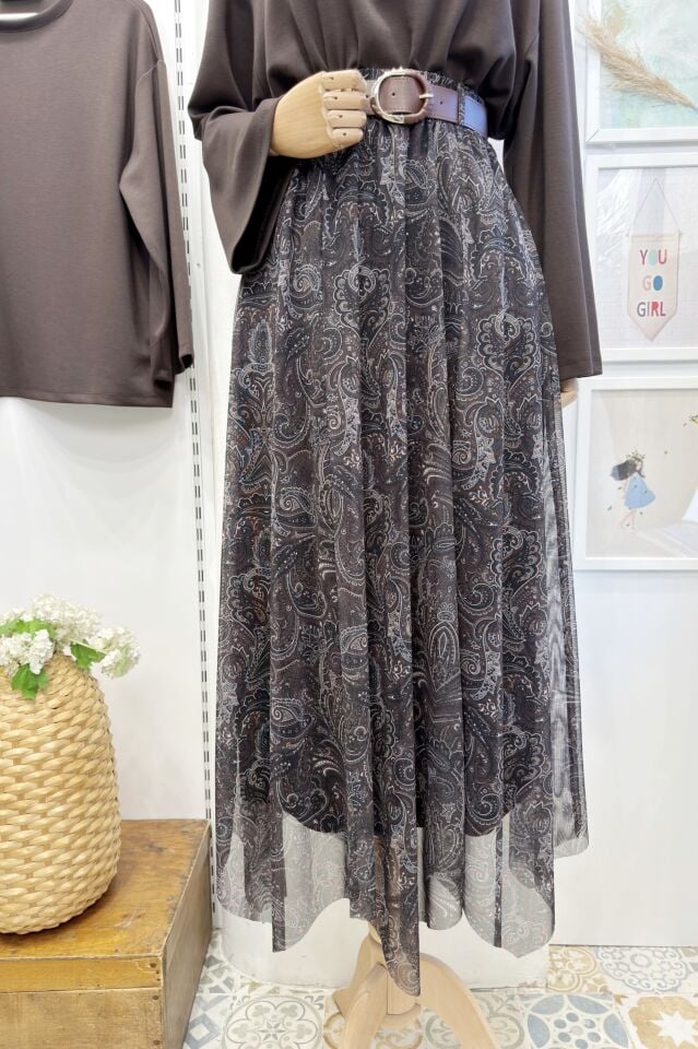 Taba Kemerli Eliore Etek