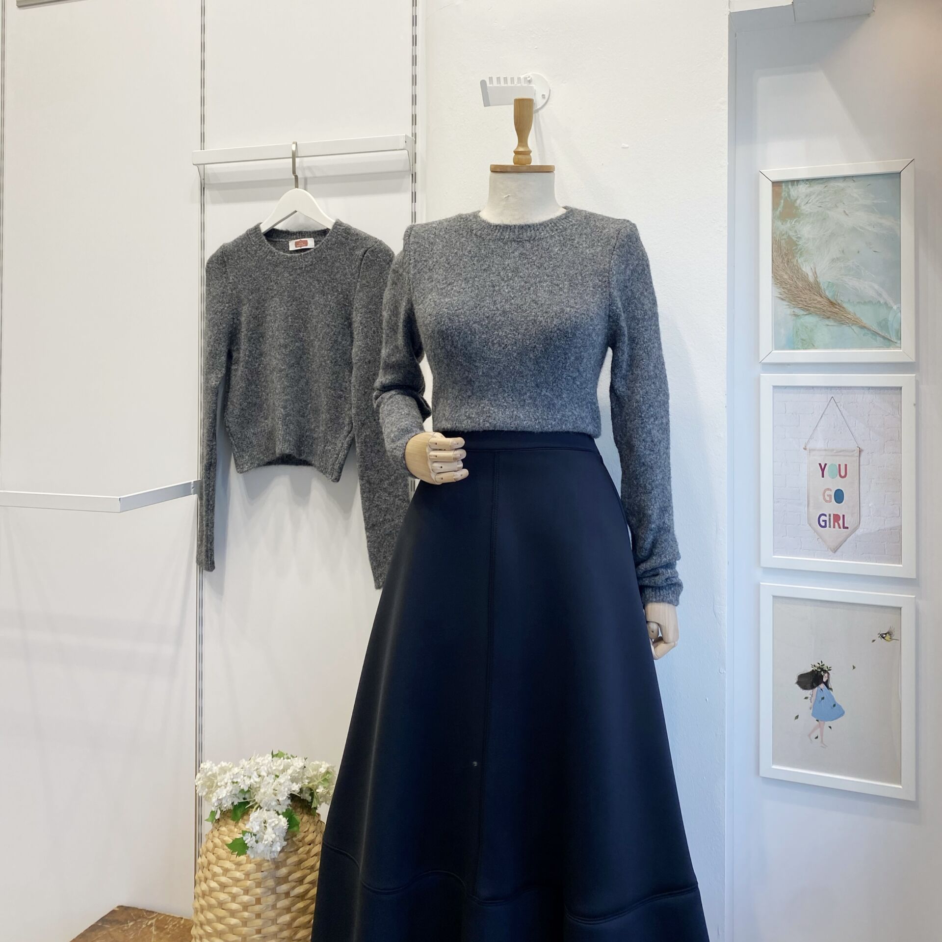 Antrasit Peluş Kazak