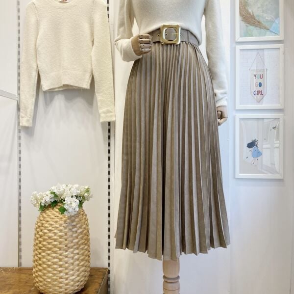 Vizon Piliseli Nubuk Etek