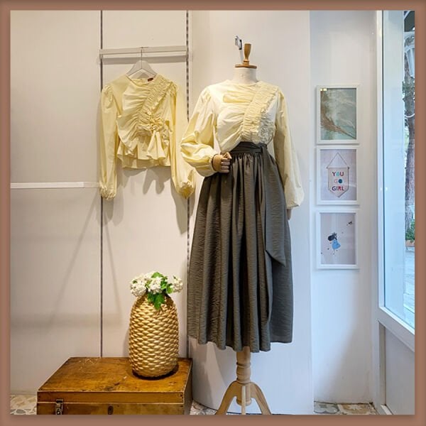 Kuşak detaylı sık piliseli paraşüt kumaş haki yeşili etek