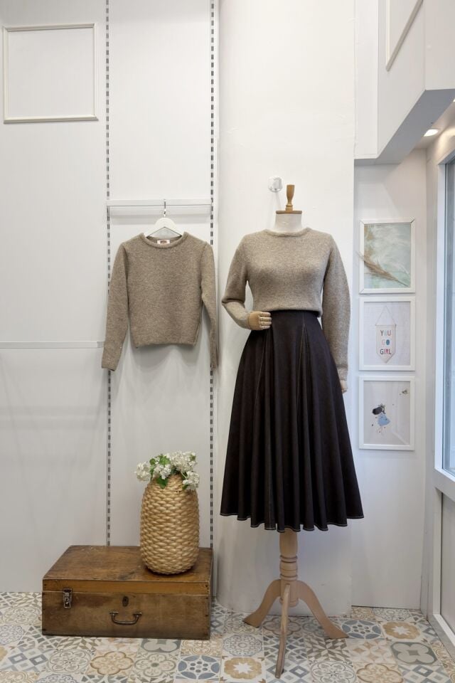 Vizon Sim İpli Triko Kazak