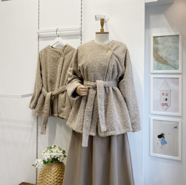 Vizon Toka Detaylı Peluş Kaban