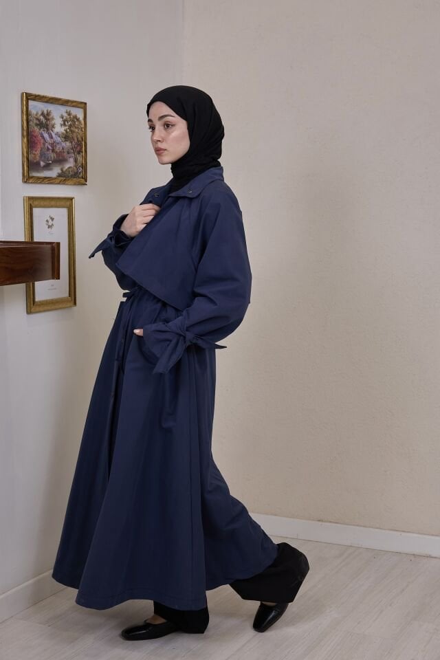 Lacivert Viento Trençkot