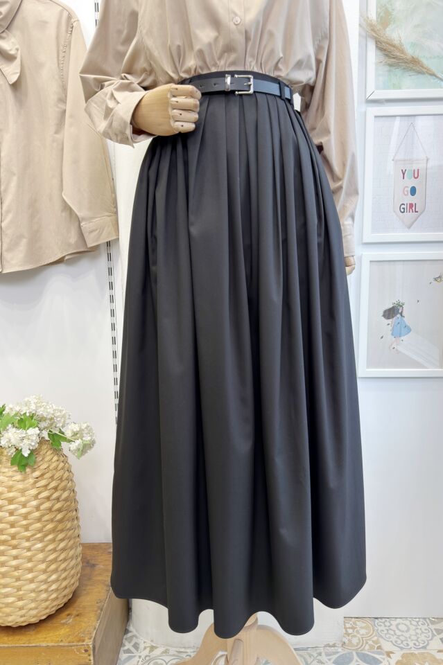 Siyah Kemerli Lumian Etek