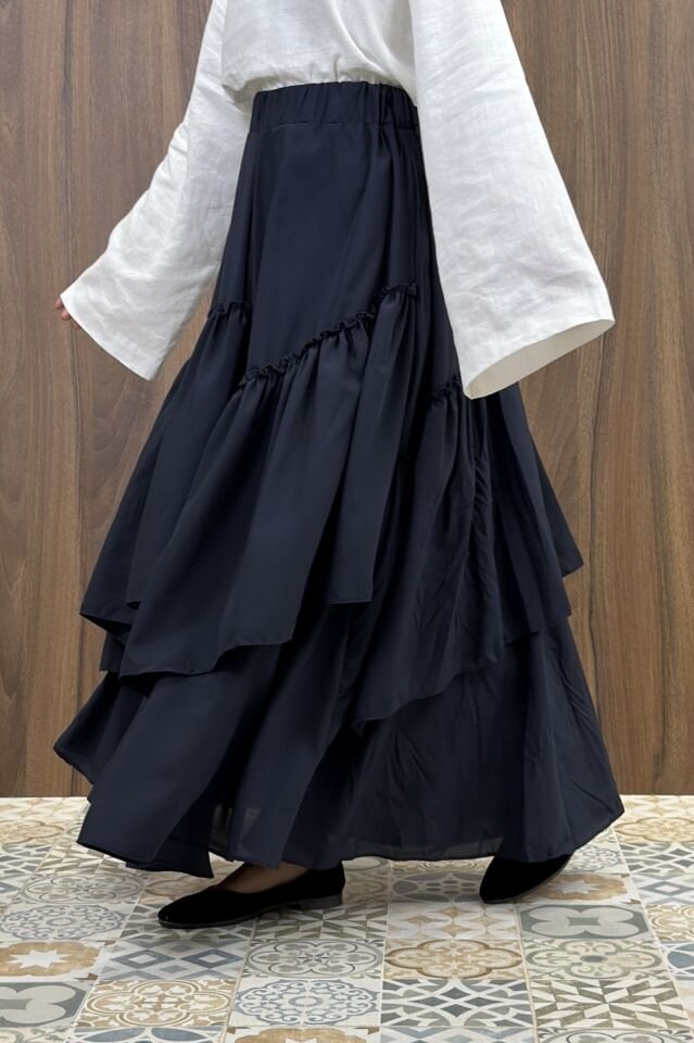 Lacivert Ajouter Vual Keten Etek