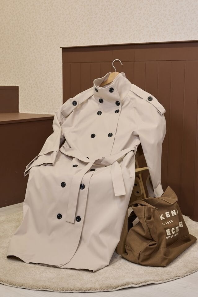 Taş Rengi Basic Model Trençkot