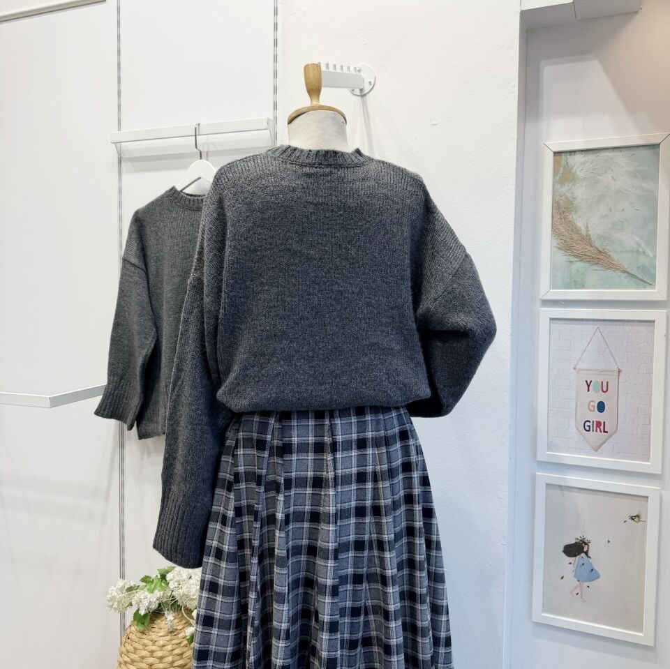 Antrasit Oversize Kazak