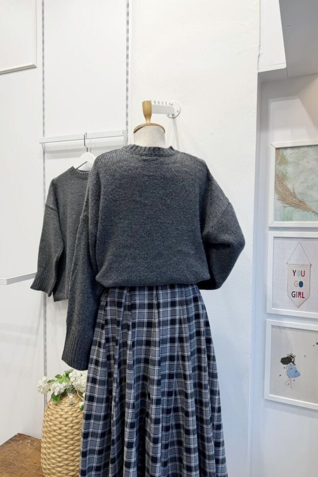 Antrasit Oversize Kazak