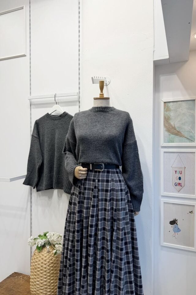 Antrasit Oversize Kazak