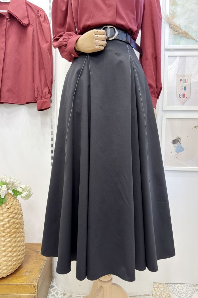 Siyah Kemerli Verte Etek