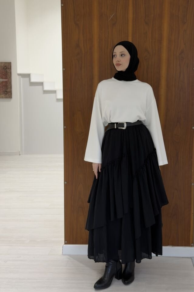 Siyah Ajouter Vual Keten Etek