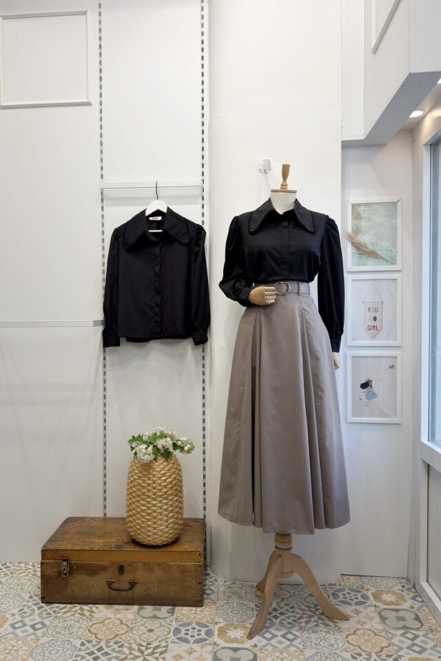 Vizon Kemerli Verte Etek