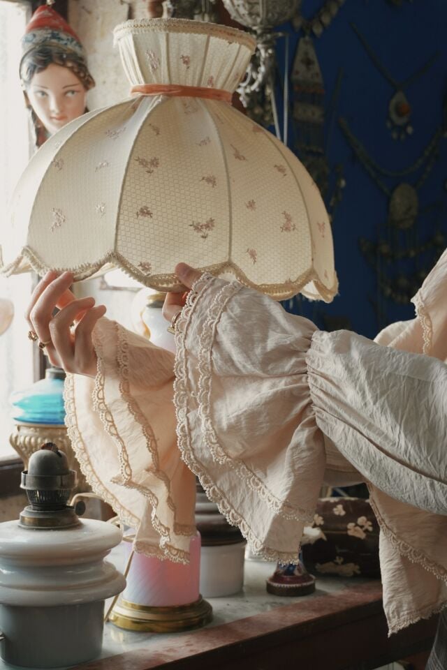 Faya Girls x Airobin Kumaş Bej Lunella Gömlek