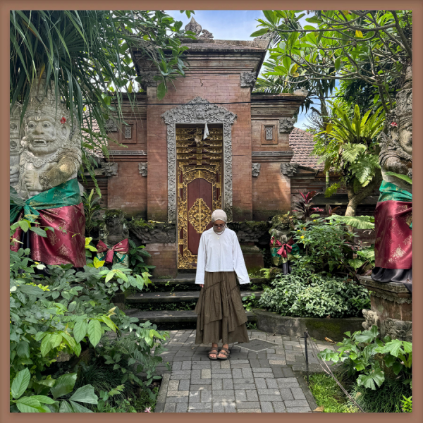 Faya Girls x Haki Yeşili Ajouter Vual Keten Etek