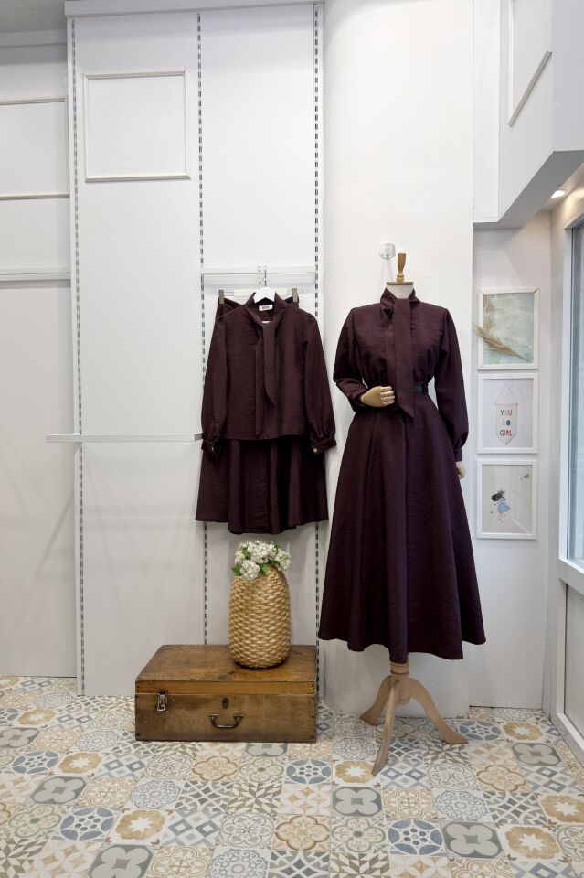 Bordo Vogue Etekli takım