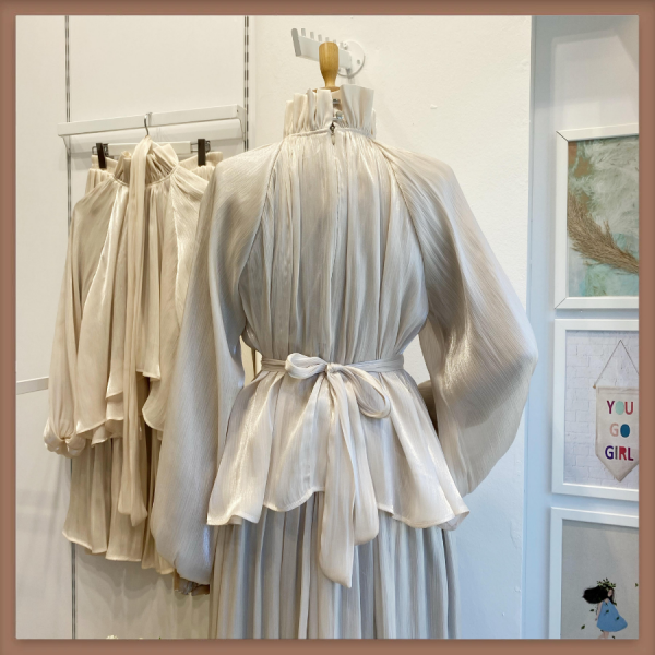 Bej Şifon Amour Takım