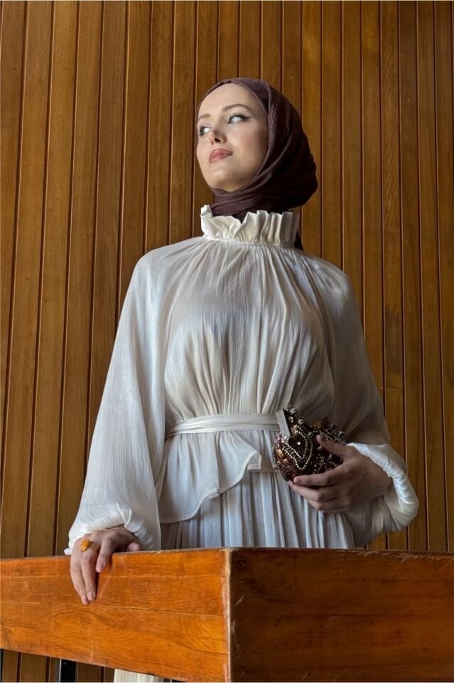 Bej Şifon Amour Takım