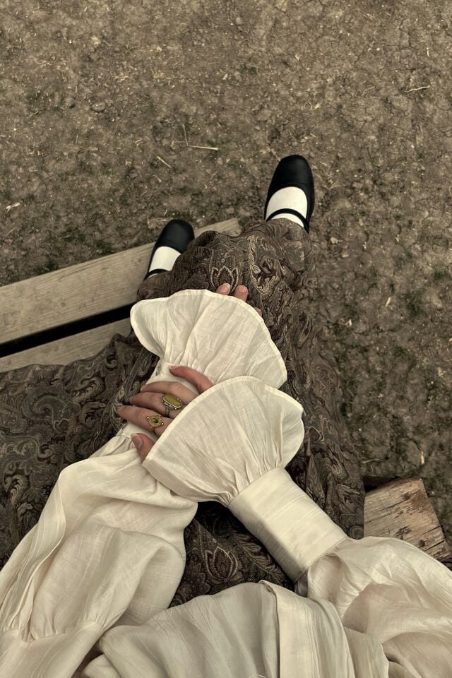 Faya Girls x Krem Robalı Alisia Gömlek