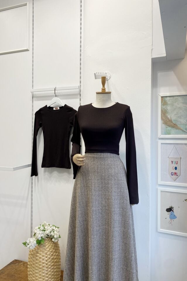 Acı Kahve Çan Kol Bluz