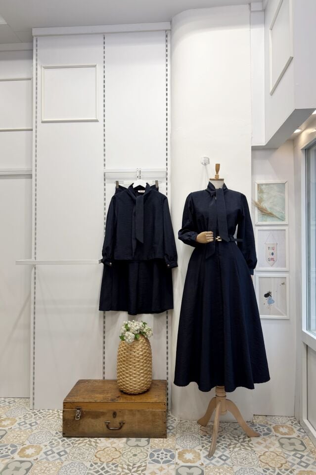 Lacivert Vogue Etekli takım