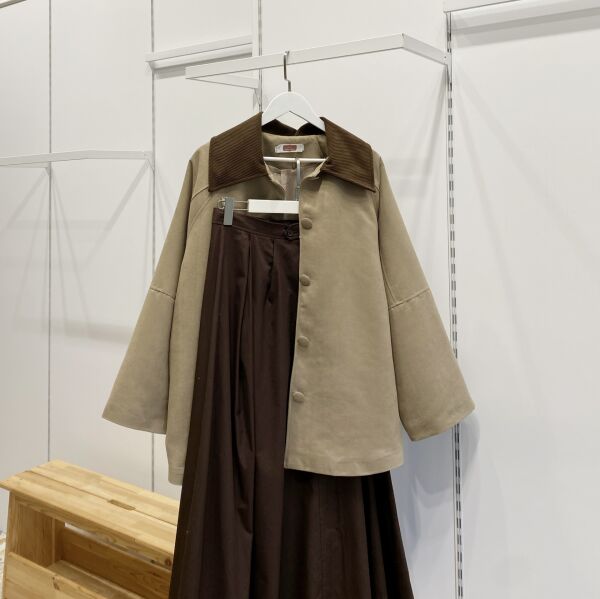 Vizon Kuşaklı Süet Ceket