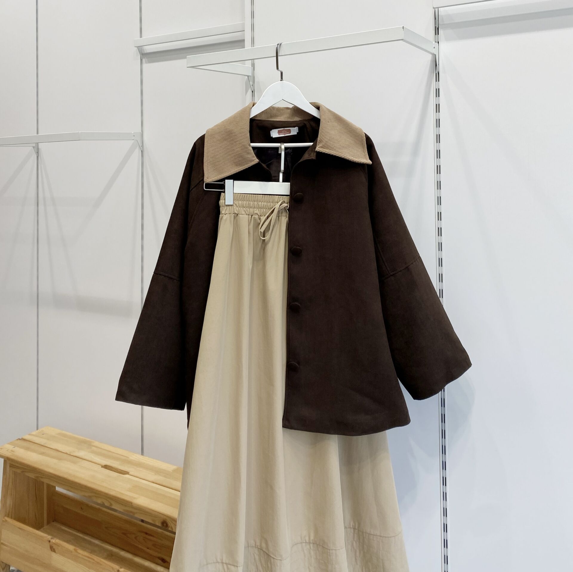 Acı Kahve Kuşaklı Süet Ceket