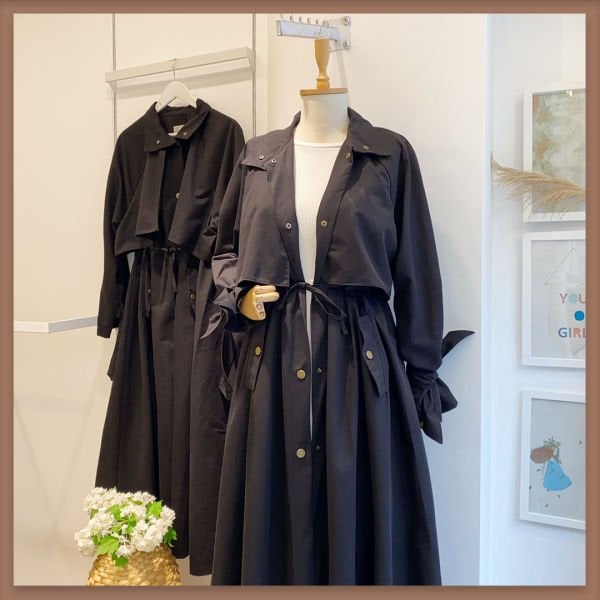 SİYAH VİENTO TRENÇKOT