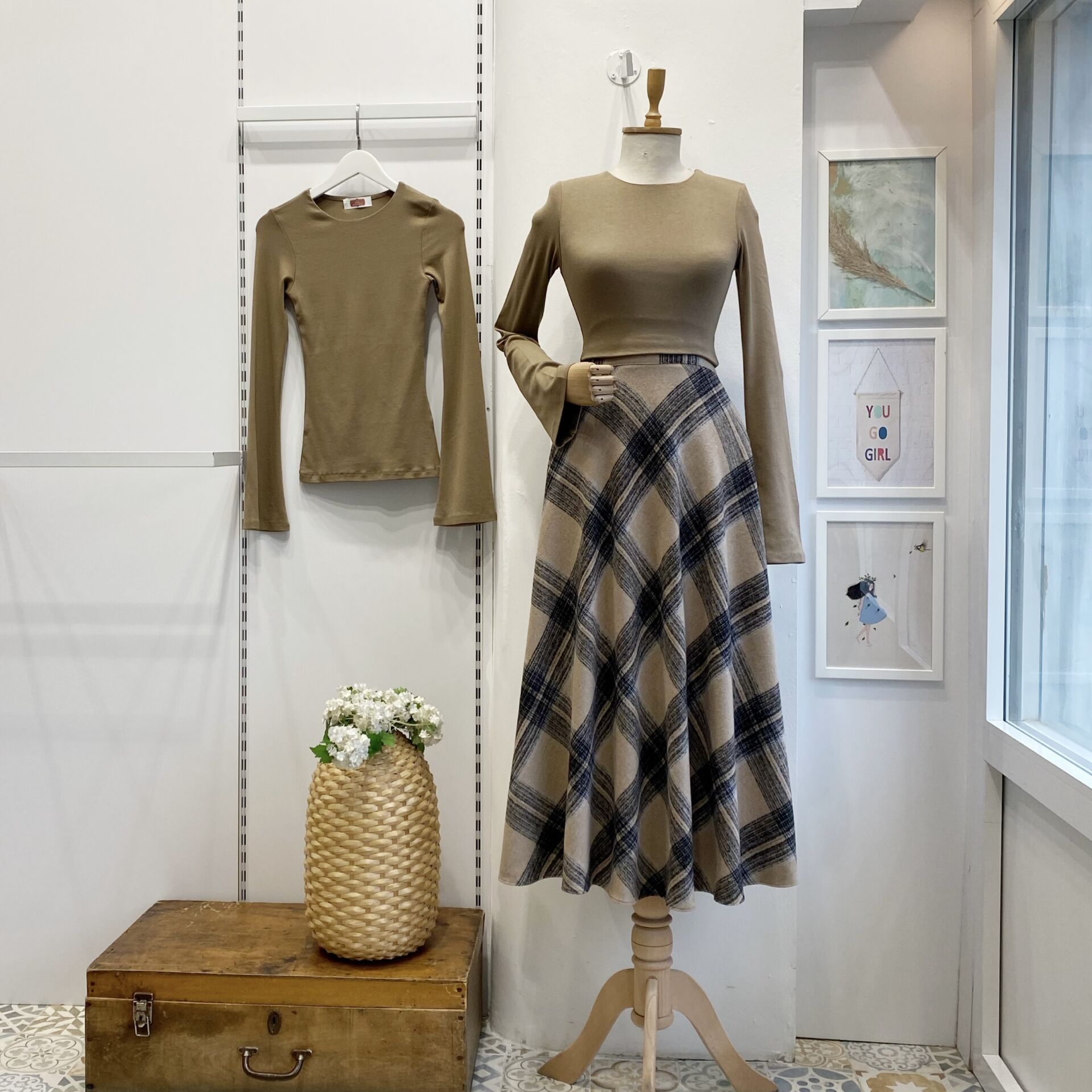 Vizon Ekoseli Serena Etek