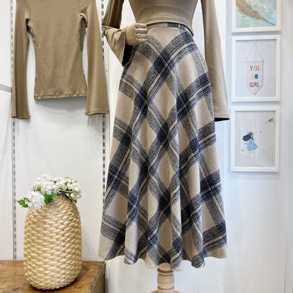 Vizon Ekoseli Serena Etek