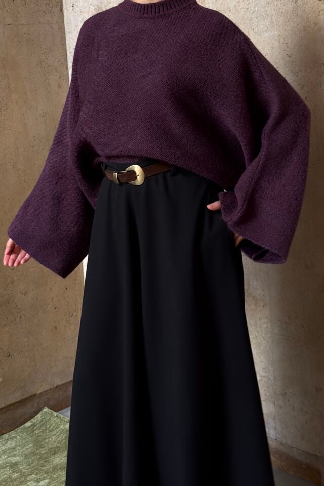 Mürdüm Oversize Rosella Kazak