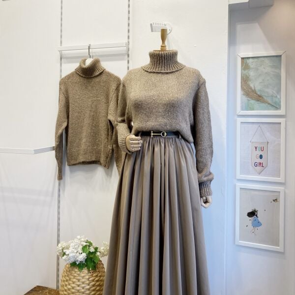 Vizon Dusty Balıkçı Yaka Kazak