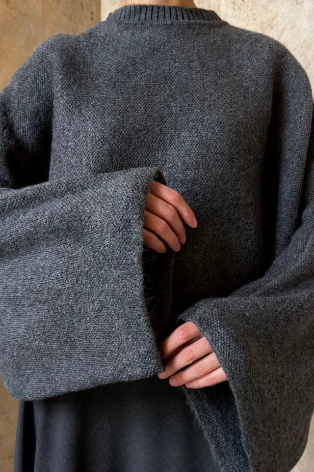Antrasit Oversize Rosella Kazak