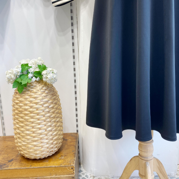 Siyah Beli Lastikli Kloş Model Scuba Etek