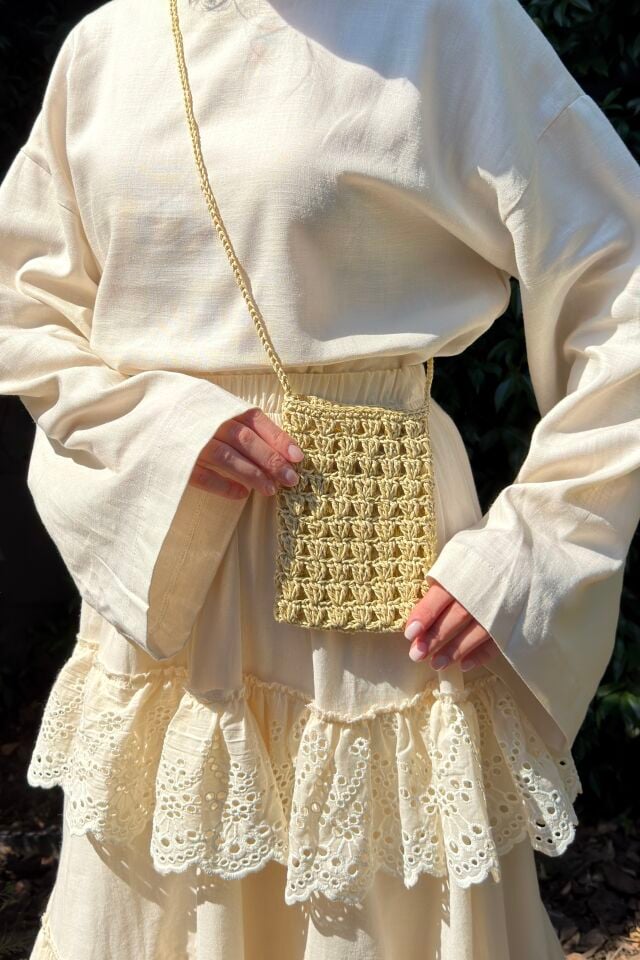 Butteryellow Nola El Yapımı Mini Çanta