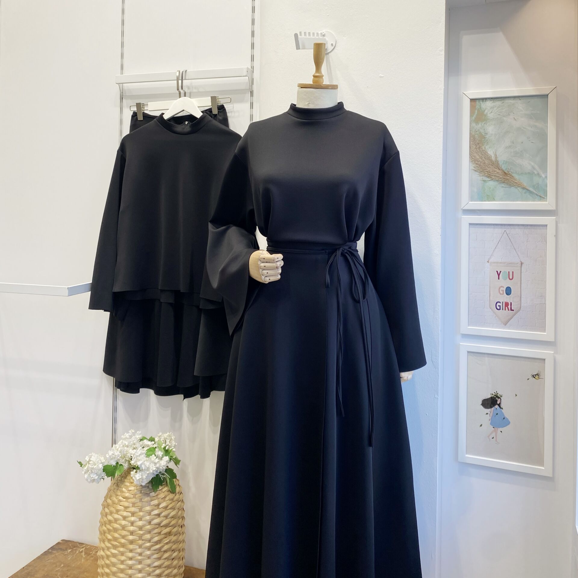 Siyah Anvelop Eklemeli Scuba Takım