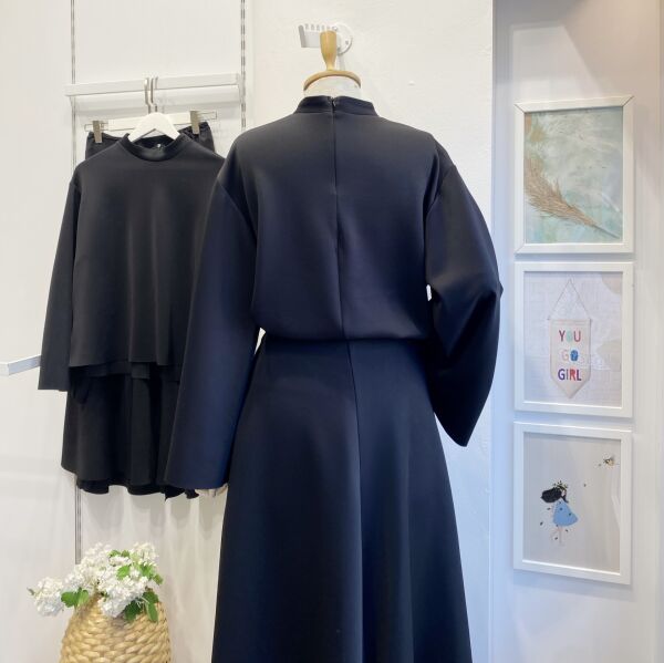 Siyah Anvelop Eklemeli Scuba Takım