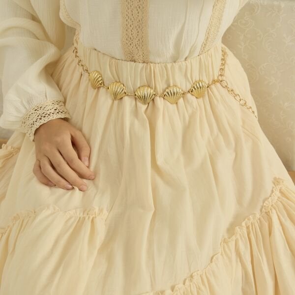 Deniz Kabuğu Motifli Zincir Kemer X The Taste Of Things