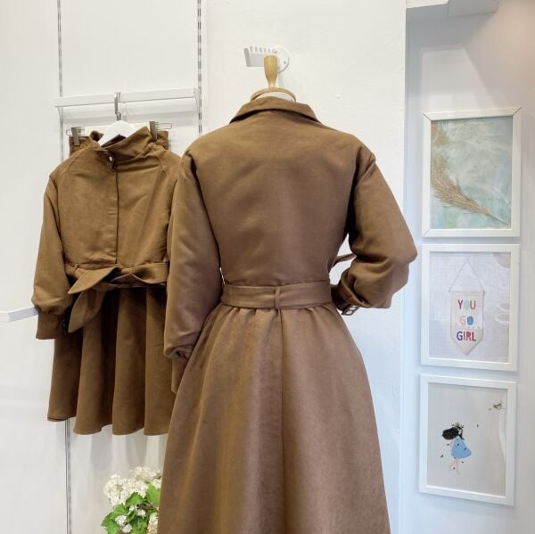 Taba Nubuk Kumaş Marigold Takım