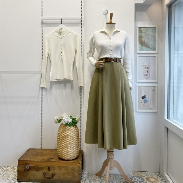 Yeşil Kemerli Arain Etek